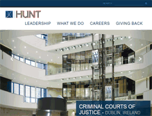 Tablet Screenshot of huntadministrativeservices.com